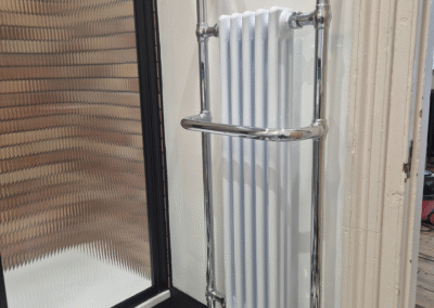 Bathroom refurb towel rail